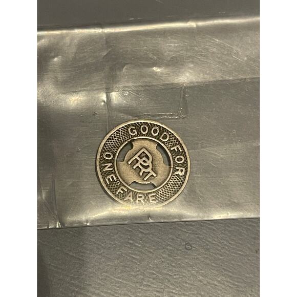 1924 Philadelphia, Pennsylvania PA PRT Good For One Fare Transit Token - Picture 1 of 2